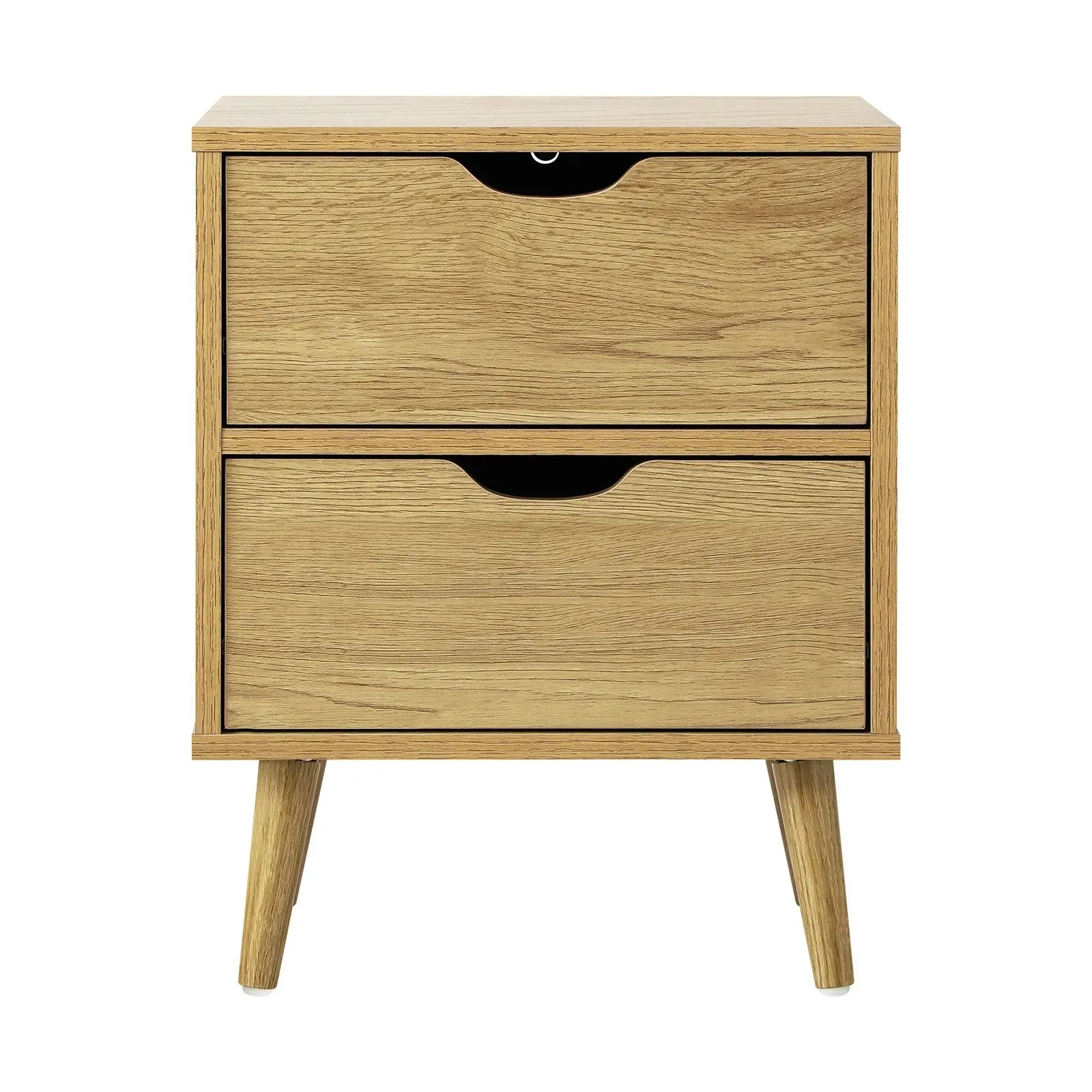 Oikiture 2 X Bedside Tables Side Table Bedroom Furniture Wooden