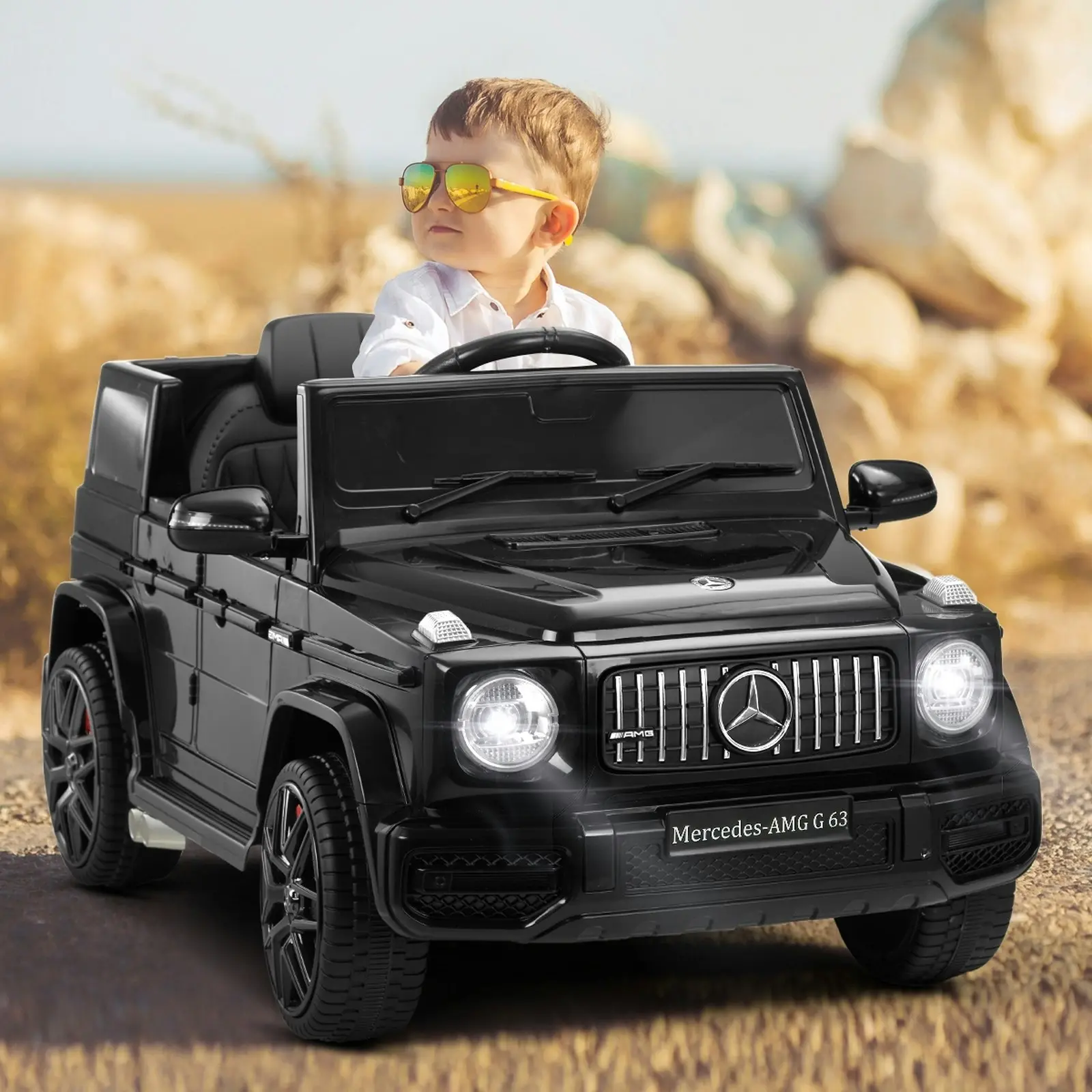 Mercedes-Benz Licensed Kids Ride On Car Electric Toys Remote 12V Battery Cars