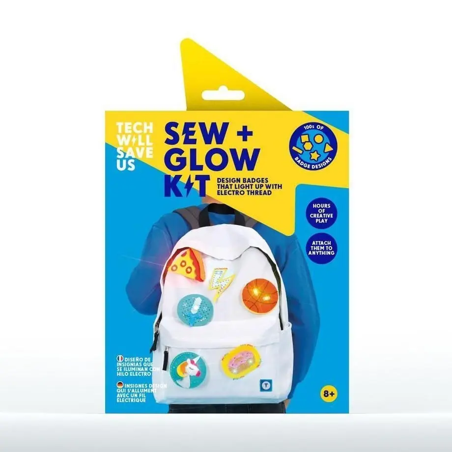 Tech Will Save Us Sew & Glow Science Kit Kids STEM Learning Educational Toy 8y+