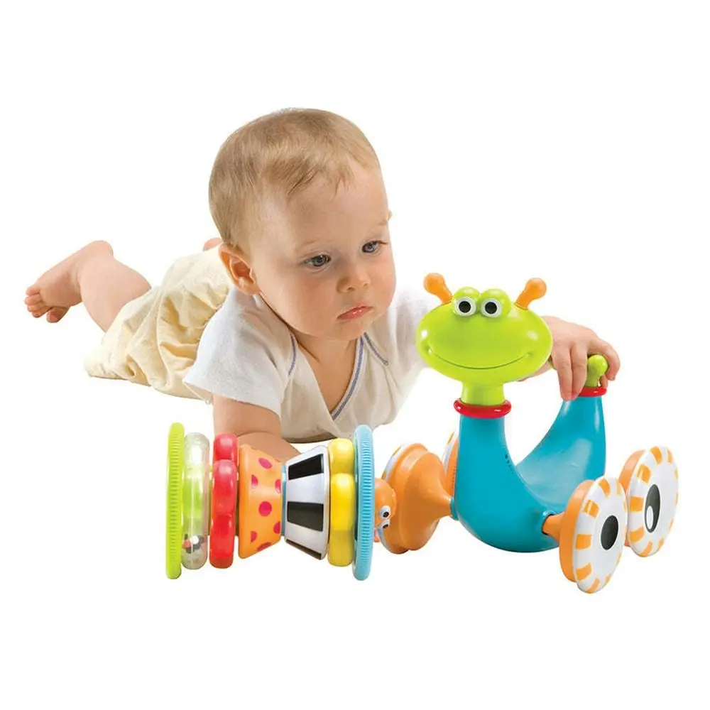 Yookidoo Yookidoo Crawl N Go Snail Baby Musical Toy 6m+ Educational Fun Activity