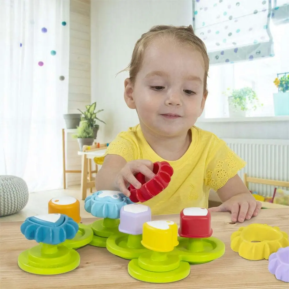 Yookidoo Shape N’ Spin Gear Toddler/Kids Sorter Toy 1+ Educational Fun Activity