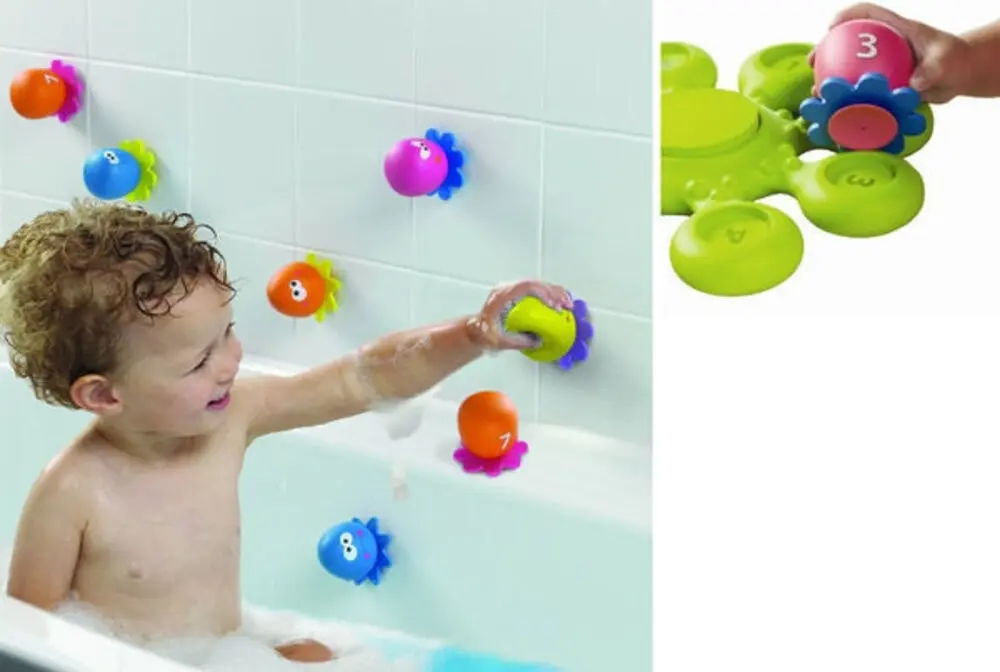 TOMY Baby Kids toddler Octopals  Bath time squirt water Activity Floating Toy