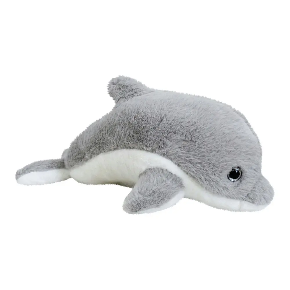 2x Dani Dolphin 30cm Plush Toy Kids/Children/Toddler Soft Stuffed Animal Grey