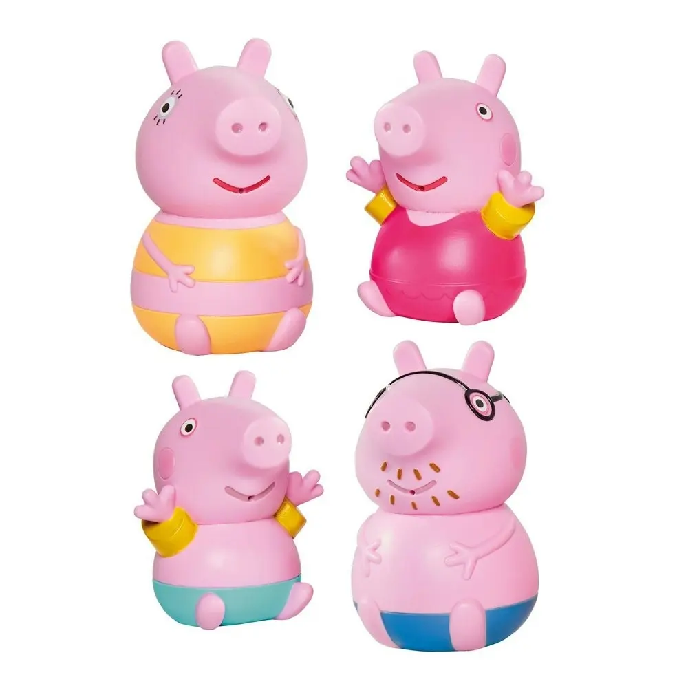 5pc TOMY Peppa Pig Bath Squirter Fun Toy Play Set Kids/Children Toddler 18m+