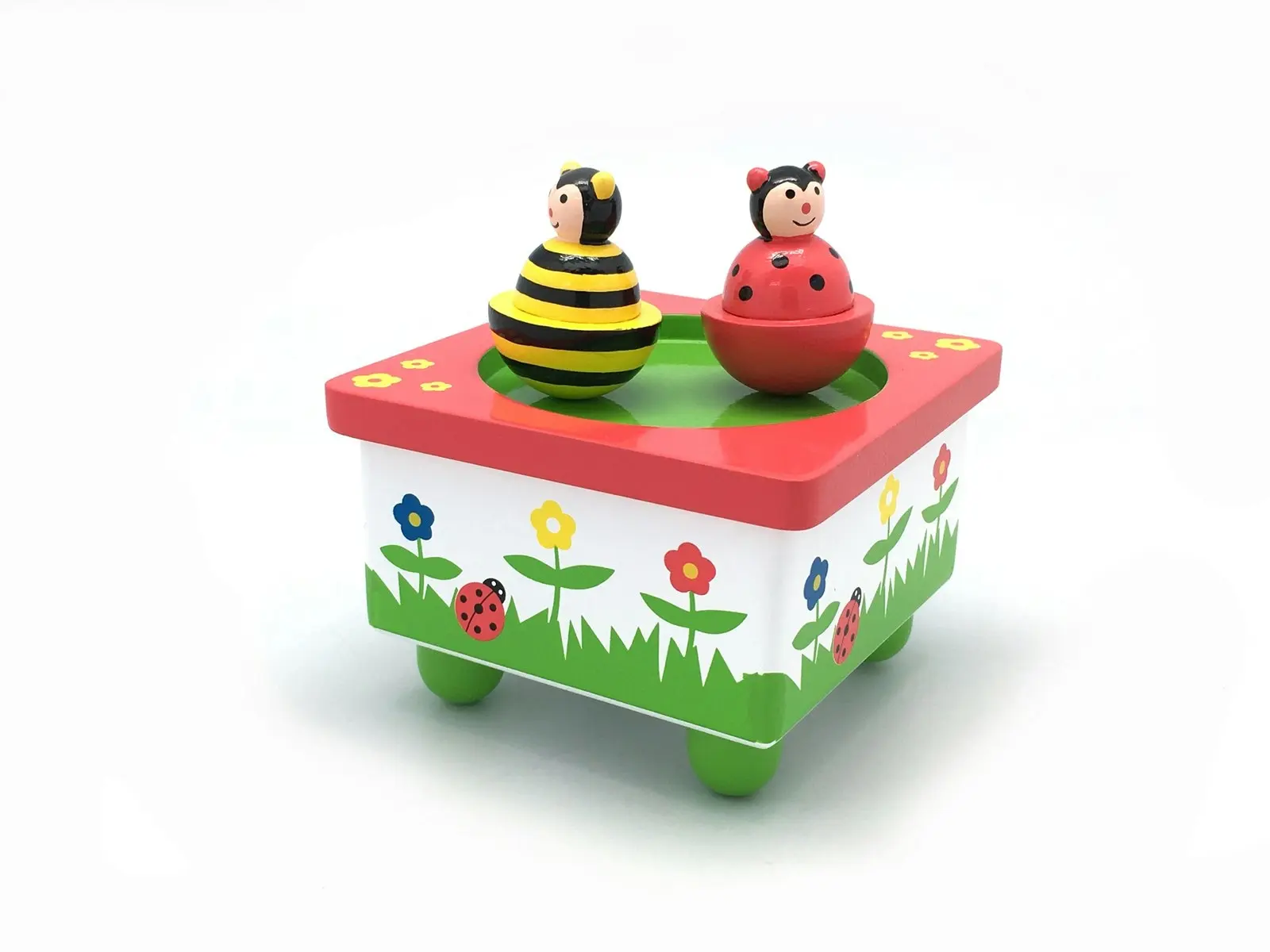 Kaper Kidz Toddler Dancing Magnetic Music Box Bee/Lady Bird Fun Sound Toy 18m+