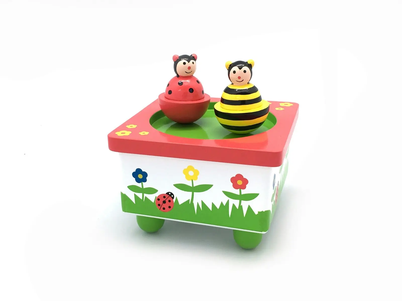 Kaper Kidz Toddler Dancing Magnetic Music Box Bee/Lady Bird Fun Sound Toy 18m+