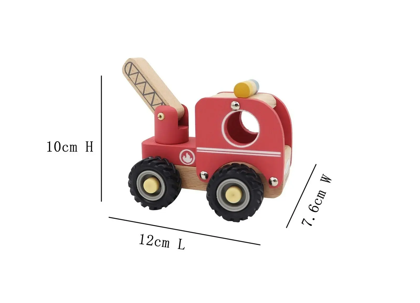 Kaper Kidz Calm & Breezy Fire Engine Children's/Kids Pretend Play Toy 18m+