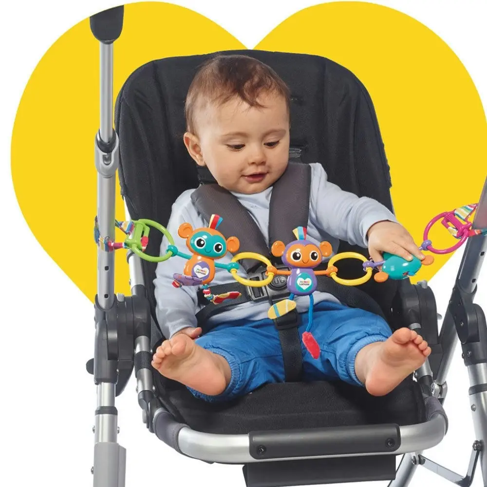 Lamaze Monkey Links Baby Infant Newborn Toy Play Hanger for Car Seat Stroller