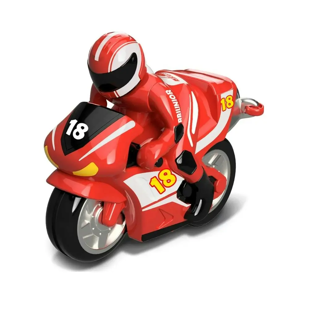 BB Junior My 1st Radio Control 21cm Motor Bike Spin & Stunt Kids Toy 2-5y Assort