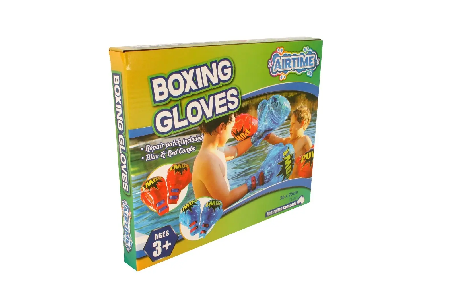 Airtime 36x25cm Boxing Glove Combo Inflatable 2 Pairs Pool/Beach Toy Red/Blue