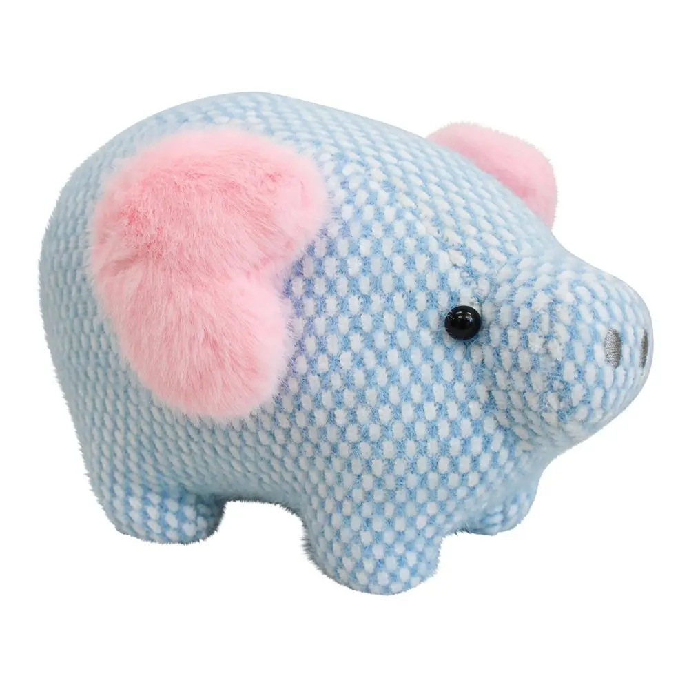 2x Pattie Pig 24cm Plush Toy Kids/Children/Toddler Play Soft Stuffed Animal Blue