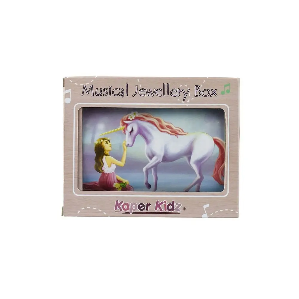 Kaper Kidz 13cm Sugar Plum Unicorn Music Jewellery Dome/Box Organiser 3y+