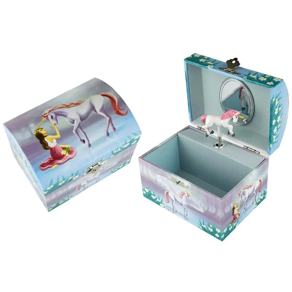 Kaper Kidz 13cm Sugar Plum Unicorn Music Jewellery Dome/Box Organiser 3y+