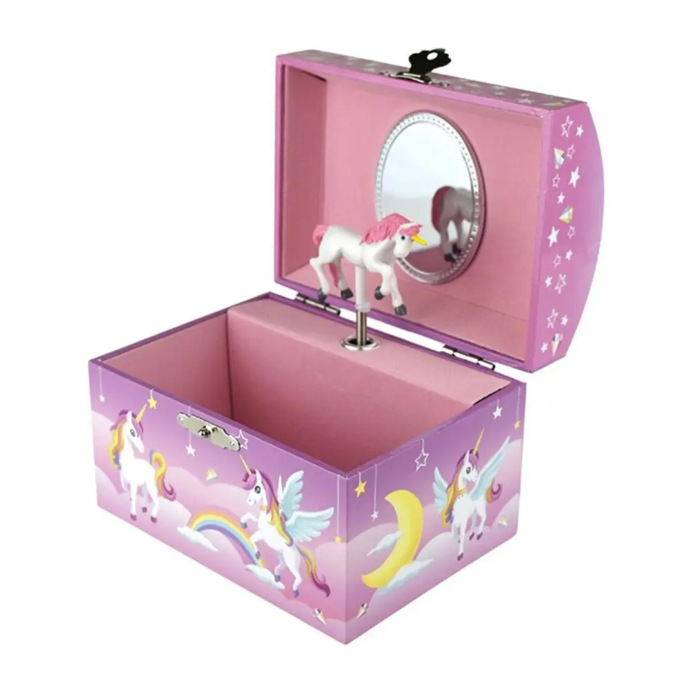 Kaper Kidz 13cm Starlight Unicorn Musical Jewellery Dome/Box Organiser 3y+