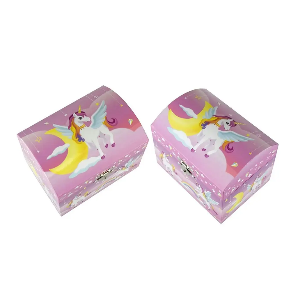 Kaper Kidz 13cm Starlight Unicorn Musical Jewellery Dome/Box Organiser 3y+