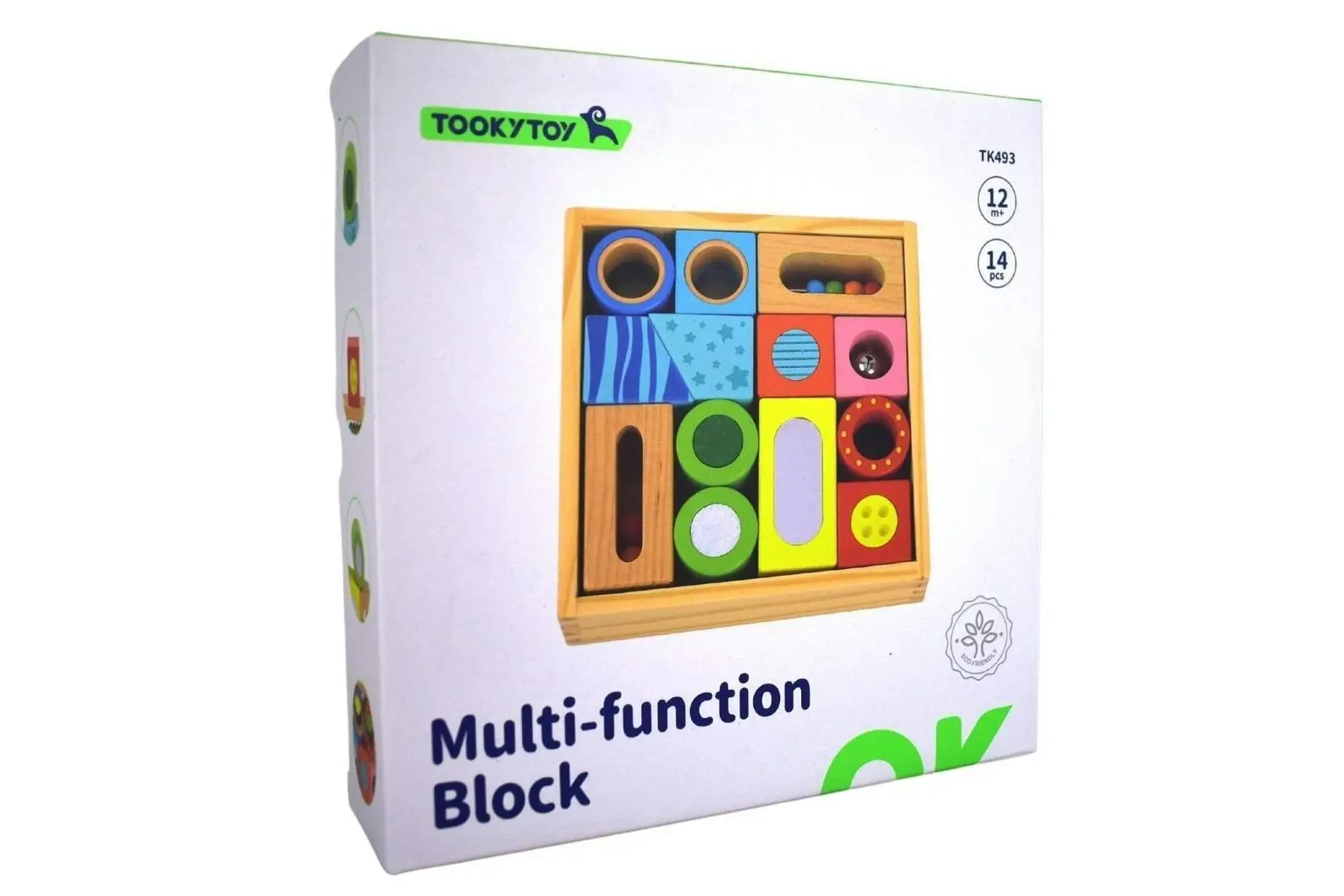 Tooky Toy Multifunction Blocks 12m+ Toddler/Baby Educational Toy Texture/Musical