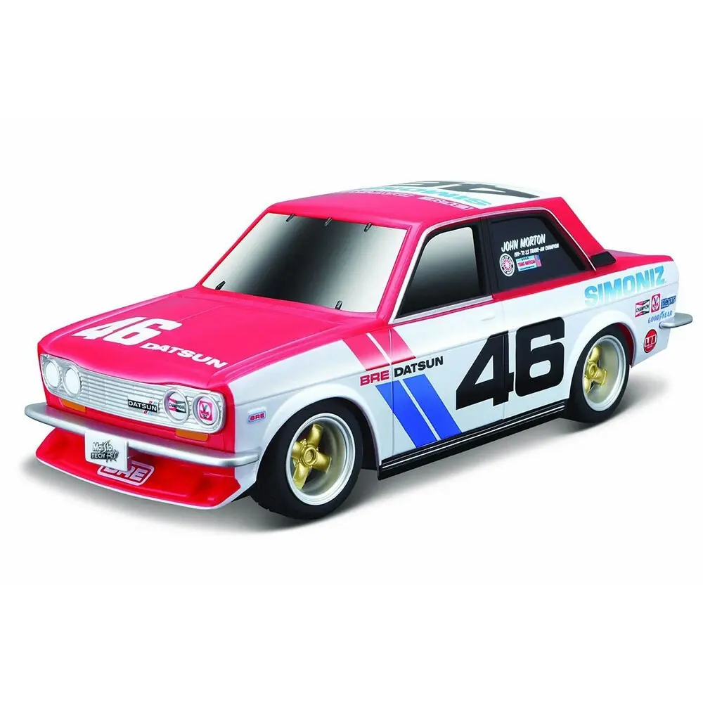 Maisto Tech 1:24 RC Car BRE Datsun 510 2.4Ghz & USB w/Remote Control Kids Toy 5+