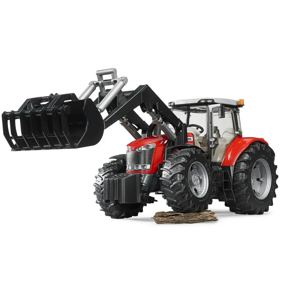 Bruder 1:16 Massey Ferguson 7624 44.5cm Tractor w/ Front End Loader Kids Toy 3y+