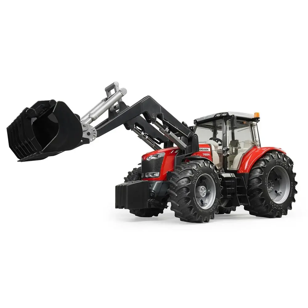 Bruder 1:16 Massey Ferguson 7624 44.5cm Tractor w/ Front End Loader Kids Toy 3y+