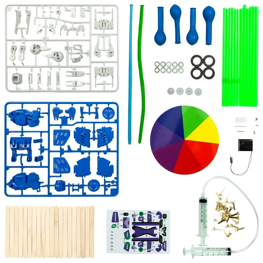 Curious Universe Radical Robotics Book And Science Kit Experiment Kids 8y+