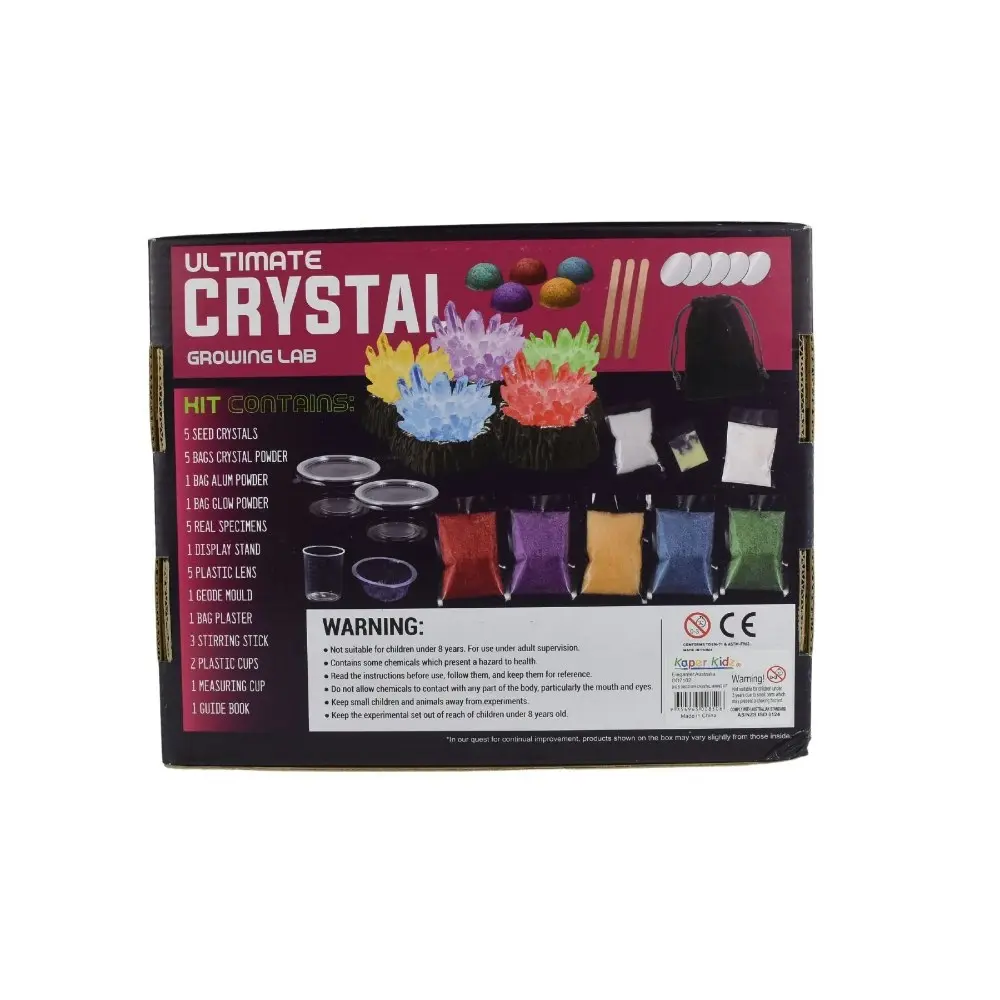 Kaper Kidz Ultimate Crystal Growing Lab Kids/Childrens Science Kit 8y+