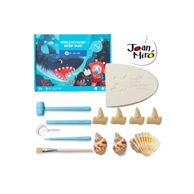 Jarmelo Fossils Excavation Kit Shark Digging Fun Activity Play Set Game Toy 6+