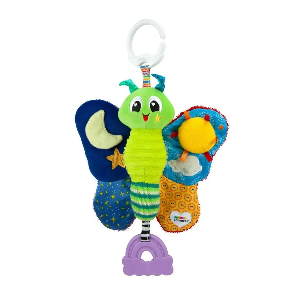 Lamaze Brooke the Butterfly Clip And Go Multi Textured Kids/Childrens Toy 0m+