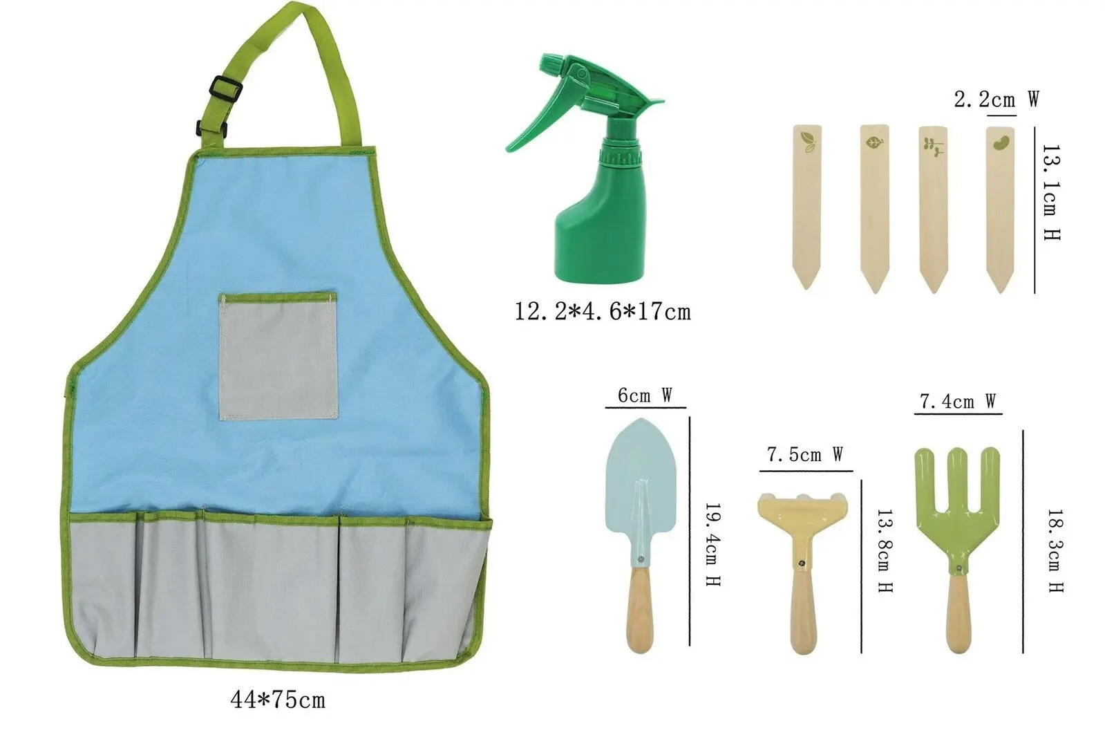 Kaper Kidz Calm & Breezy Kids Outdoor Gardening Adjustable Tool Apron/Belt 3y+