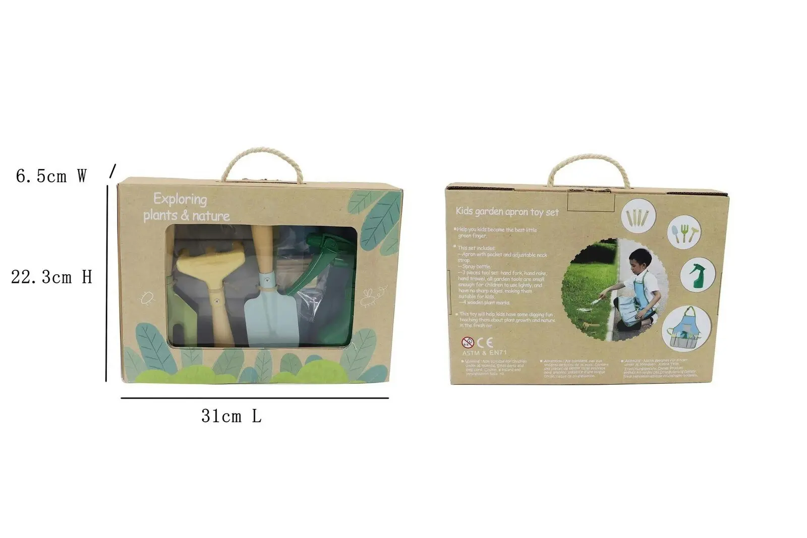 Kaper Kidz Calm & Breezy Kids Outdoor Gardening Adjustable Tool Apron/Belt 3y+