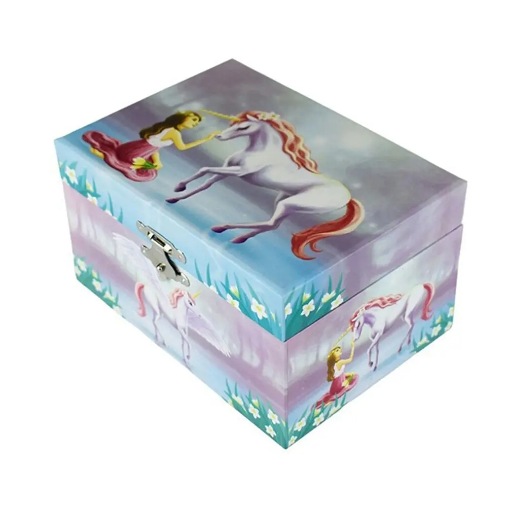 Kaper Kidz 15cm Sugar Plum Unicorn Keepsake Musical Jewellery Box Organiser 3y+