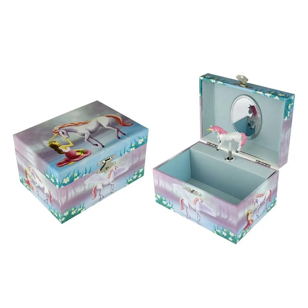 Kaper Kidz 15cm Sugar Plum Unicorn Keepsake Musical Jewellery Box Organiser 3y+