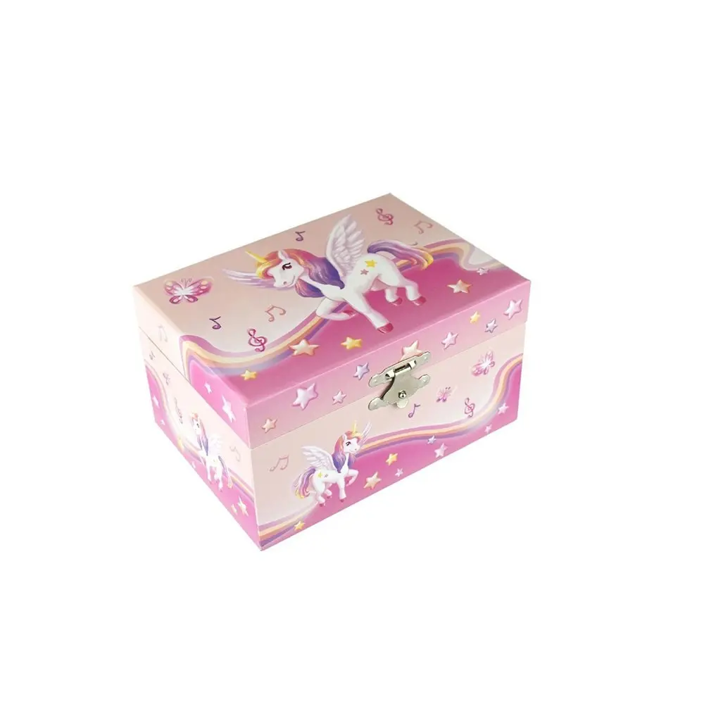 Kaper Kidz 15cm Nutmeg Unicorn Keepsake Musical Jewellery Box Organiser 3y+