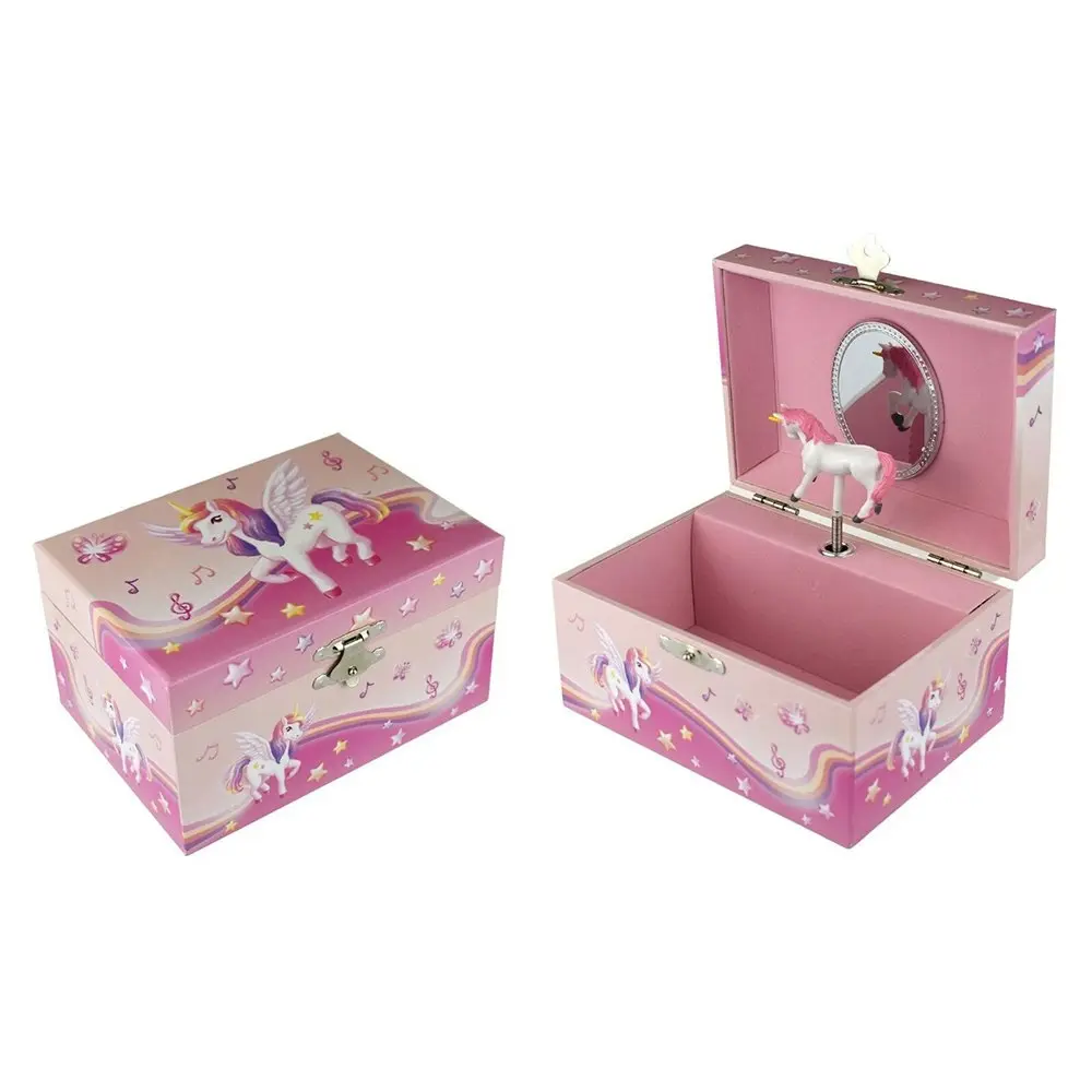 Kaper Kidz 15cm Nutmeg Unicorn Keepsake Musical Jewellery Box Organiser 3y+