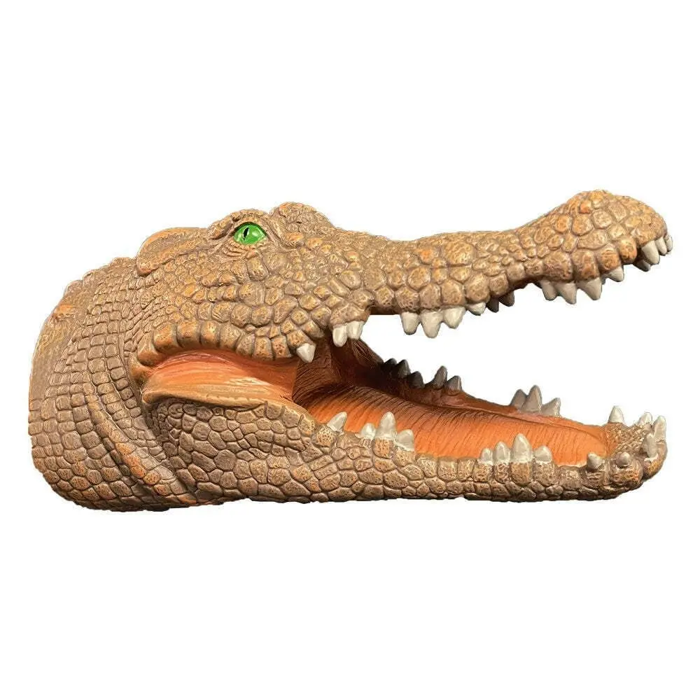 2x Johnco Crocodile Hand Puppet Role Play Fun Imaginative Kids/Toddler Toy 5y+