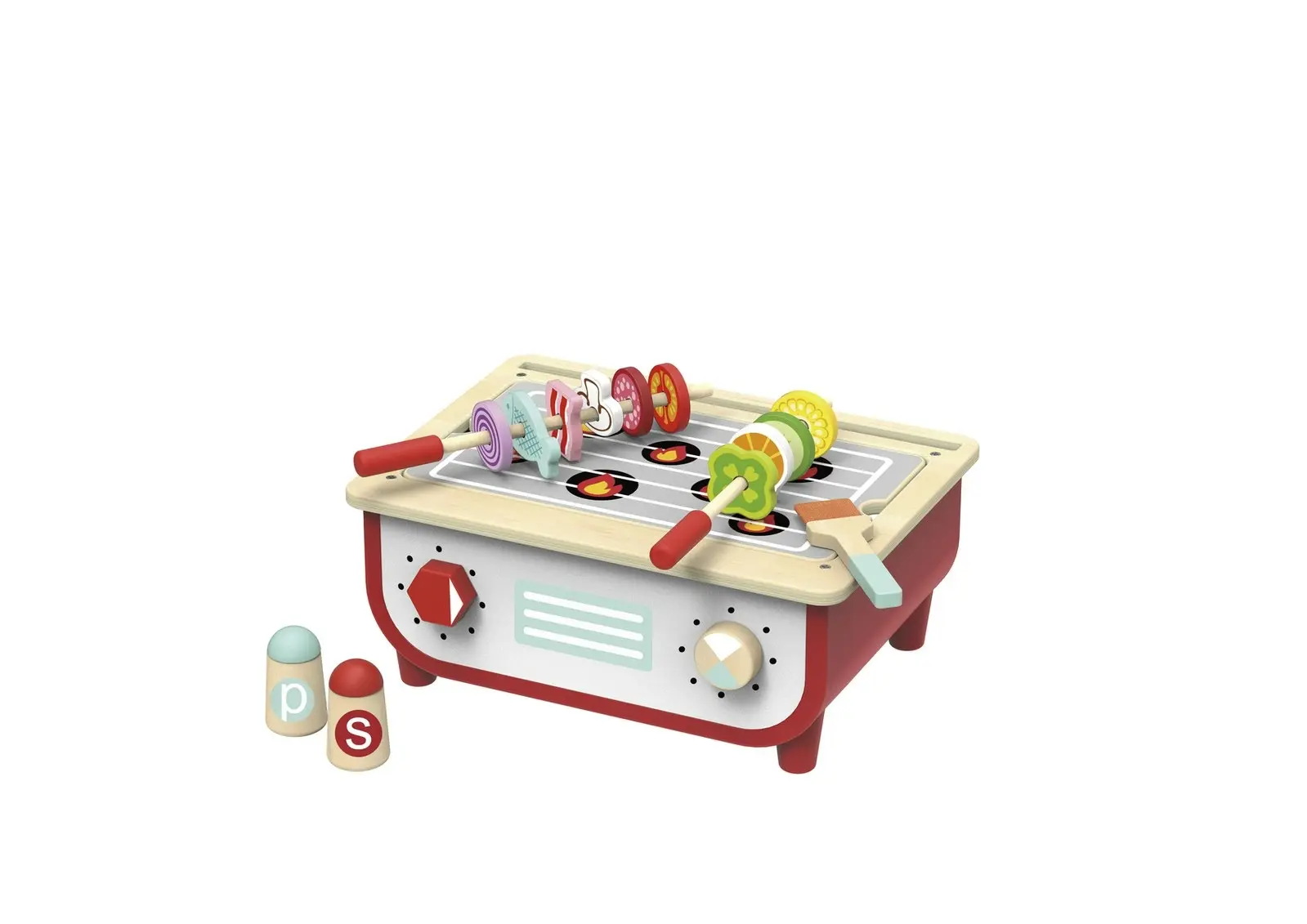 23pc Tooky Toy Imaginative Kids/Children's Creative Kitchen Set & Bbq Kids 3+