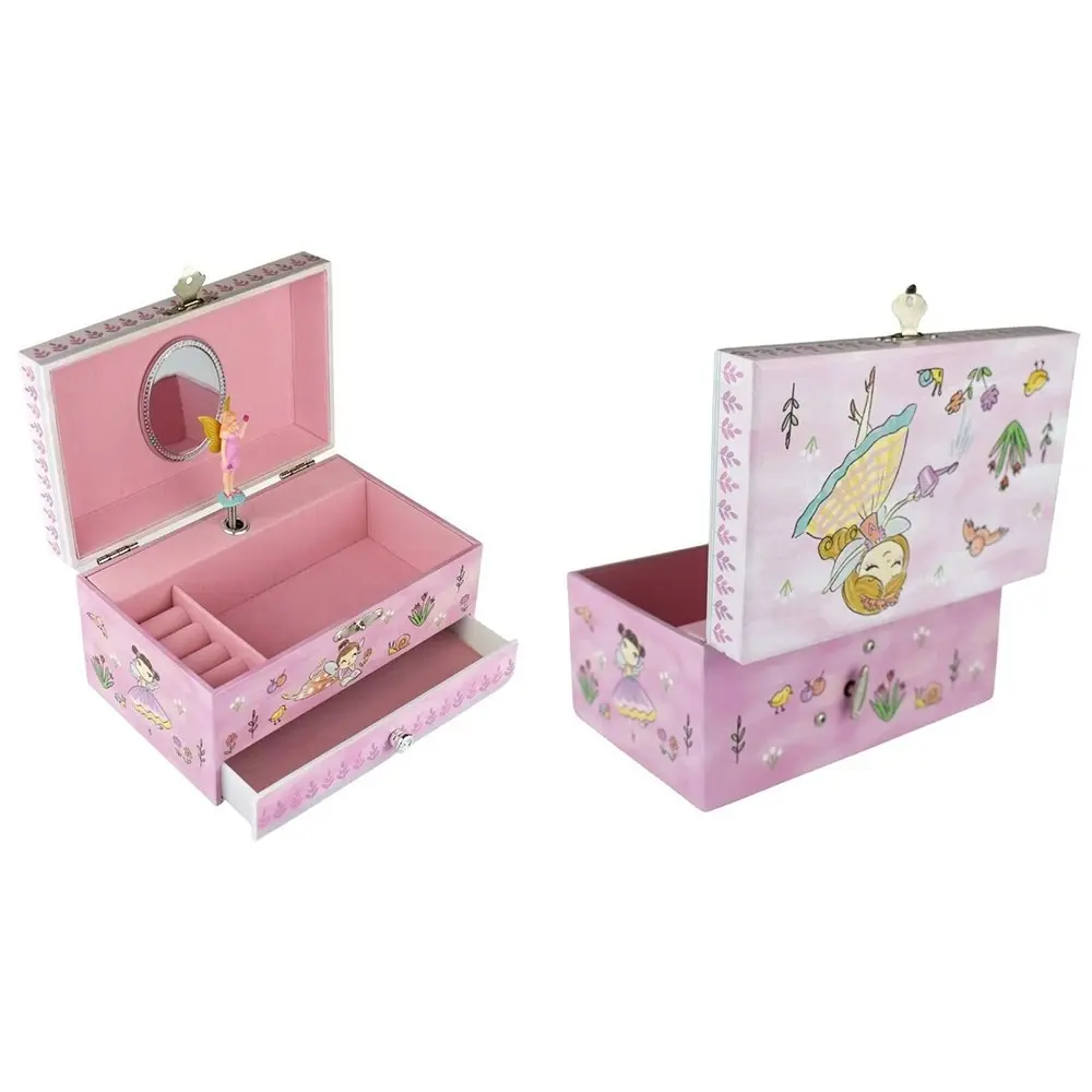 Kaper Kidz 15cm Lilly Fairy Heirloom Musical/Sound Jewellery Box Organiser 3y+