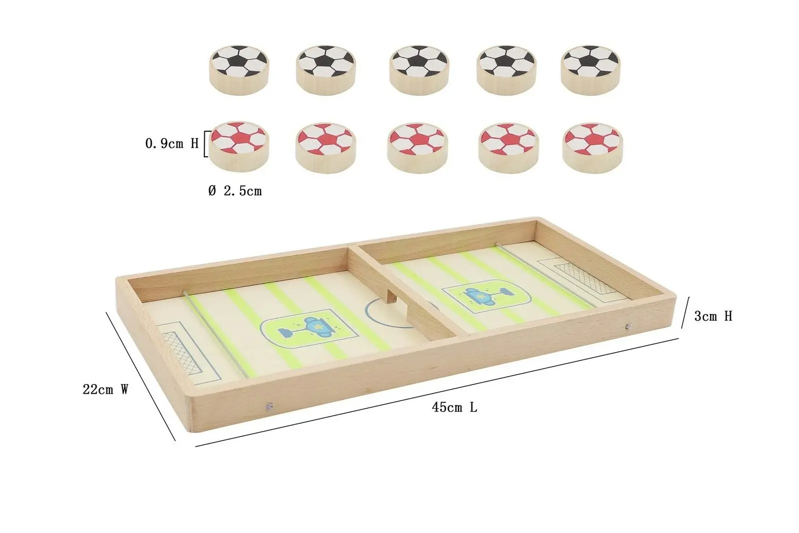 Kaper Kidz Wooden Sling Soccer 3+ Kids/Children Fun/Educational Table Game