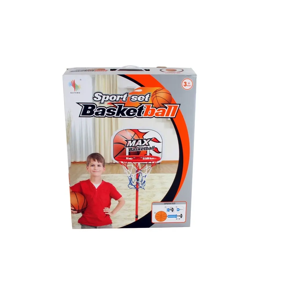 Toys For Fun 165cm Basketball Stand & Hoop w/ Ball/Pump Kids Sports Play Toy