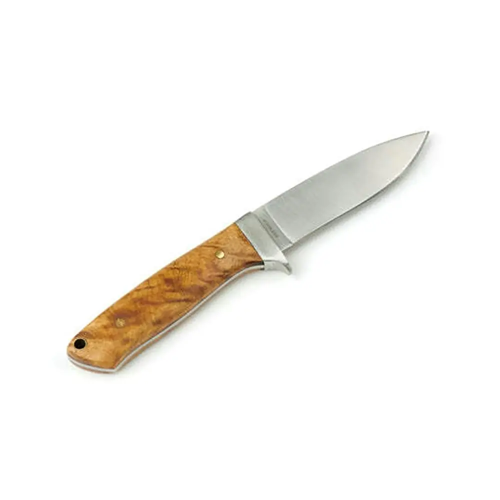 Whitby Knives Walnut Handle Survival/Camping SS Knife w/ Sheath - 3.5'' Blade