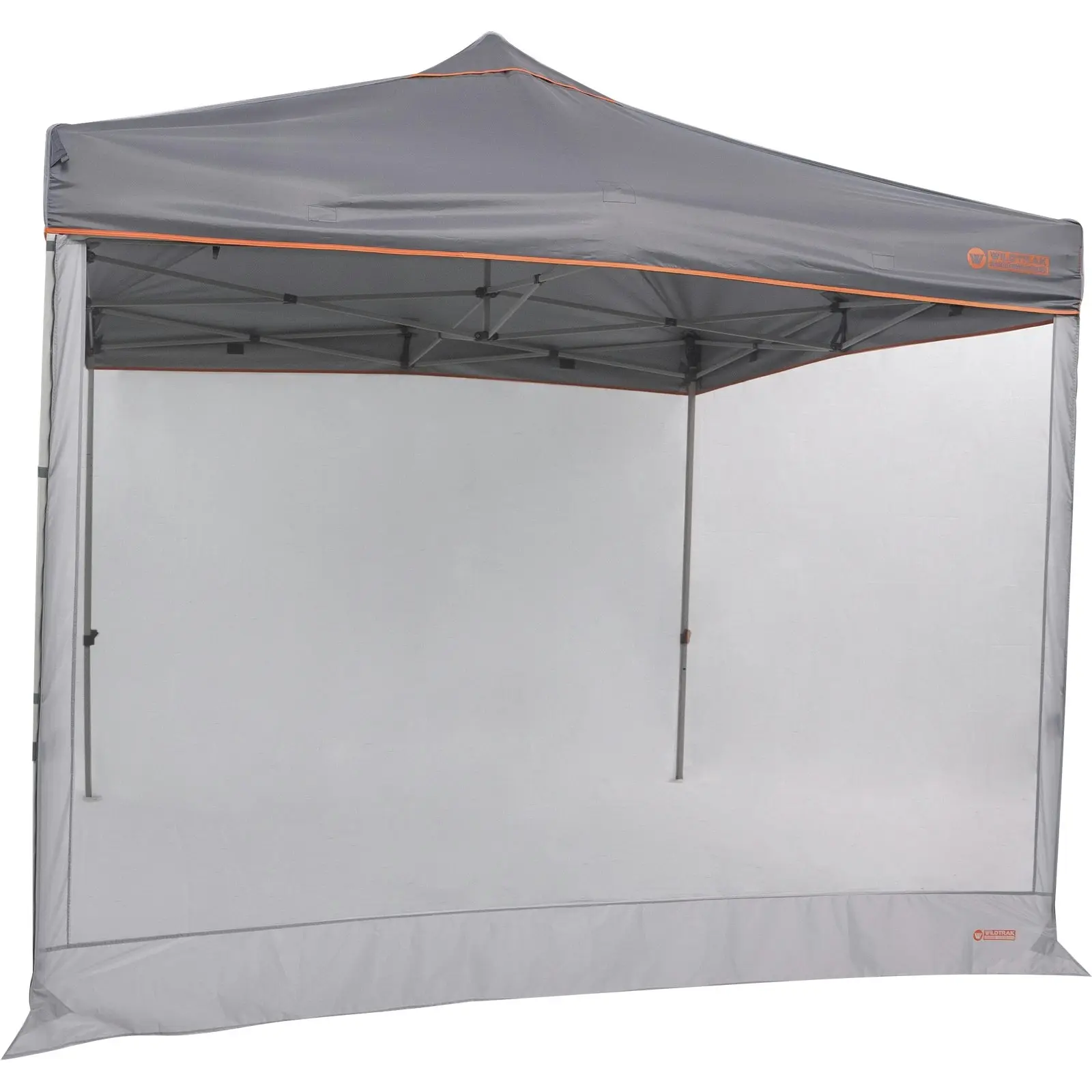 Wildtrak Mesh Wall 2.4 Cover Accessory w/ Zipper For Camping 2.4m Gazebo Grey