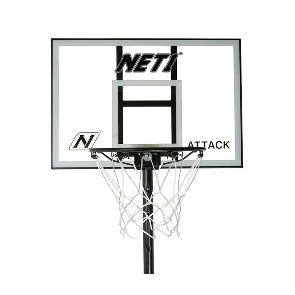 Attack Portable Basketball Stand 2.6m System W/ Blackboard Sports Training Game