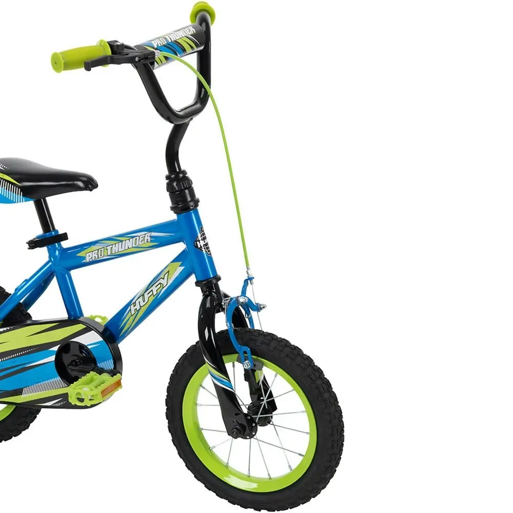 Huffy Pro Thunder 12in Kids Bicycle Bike 3-5yr/94-109cm Blue w/Training Wheels