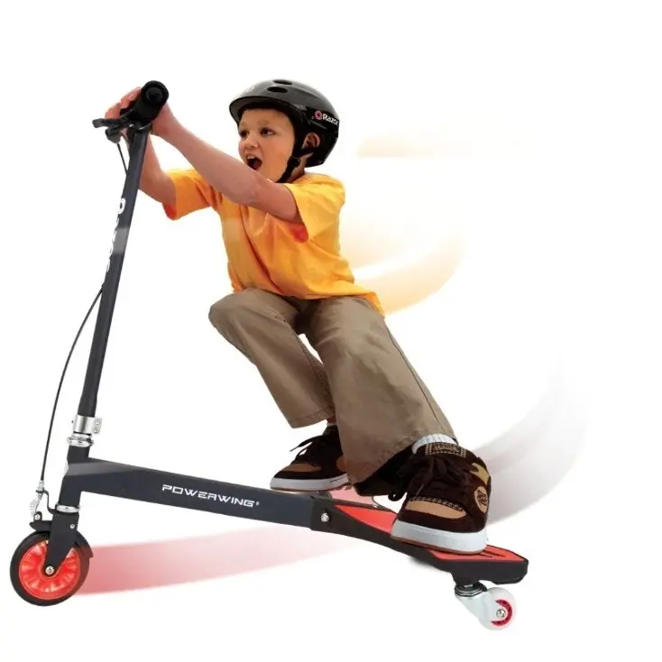 Razor PowerWing Red/Black 3 Wheeled Scooter/Ride On Kids/Children 6y+