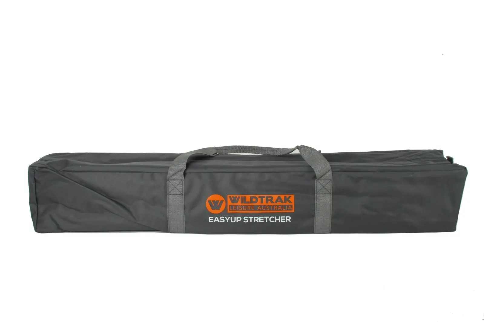 Wildtrak Easy Up 200x80cm Stretcher Outdoor Camping Single Bed w/ Carry Bag Grey