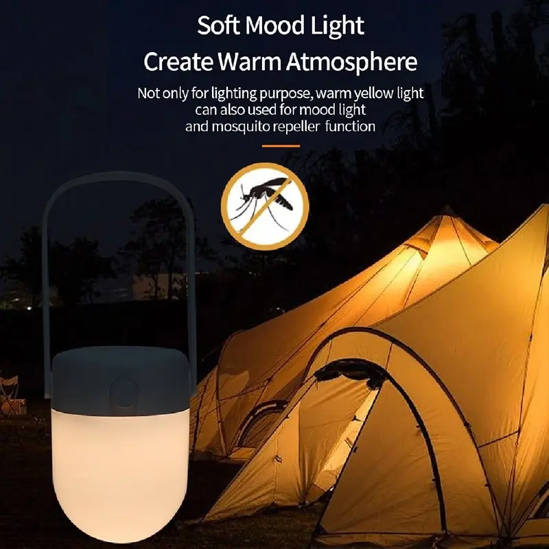 Sansai Portable LED Handle Dual Warm/Cool Camping Light w/ Handle White