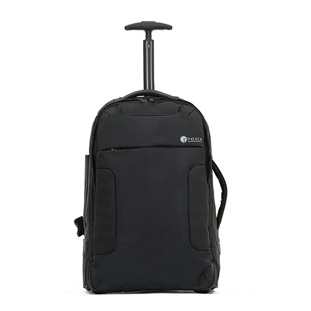 Tosca So-Lite 3.0 Trolley Wheel Bag/Backpack Hybrid Holiday/Travel Bag - Black