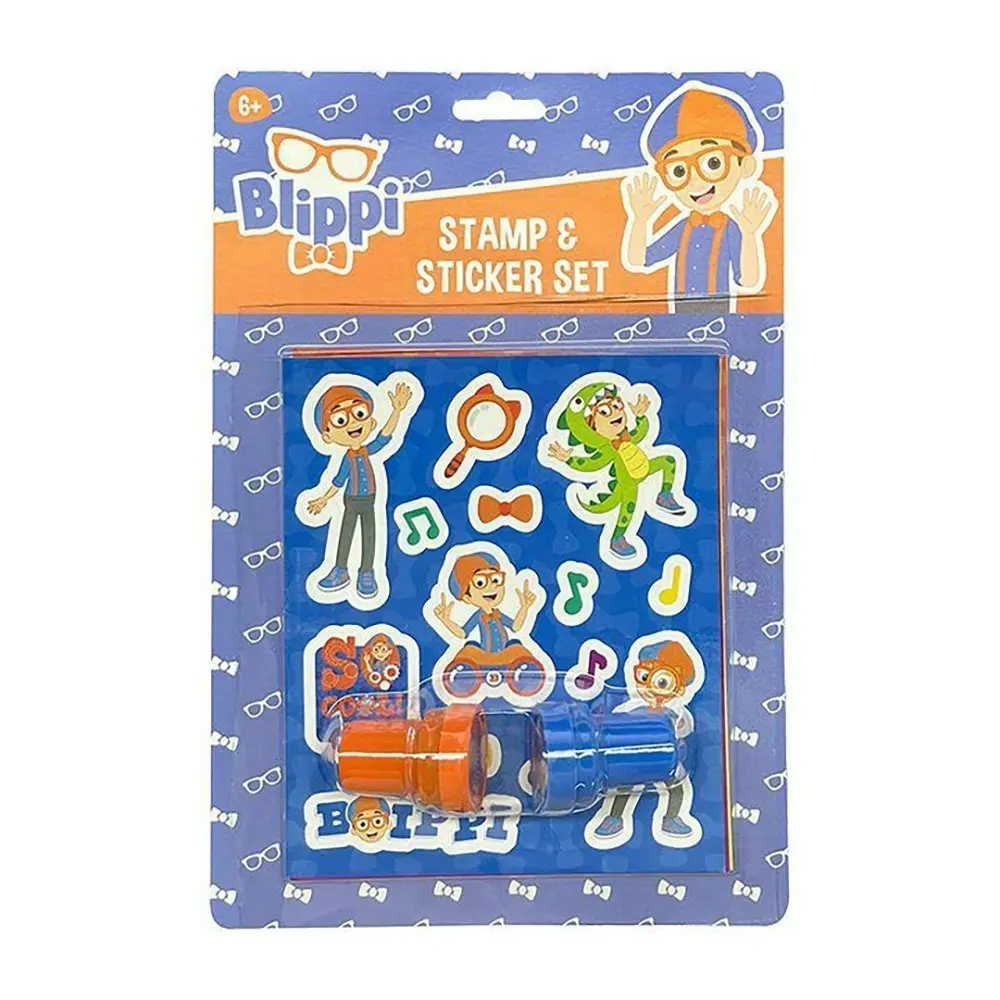 Blippi 23 Kids Showbag Backpack/Colouring Pad Drawstring Bag/Memory Cards Puzzle