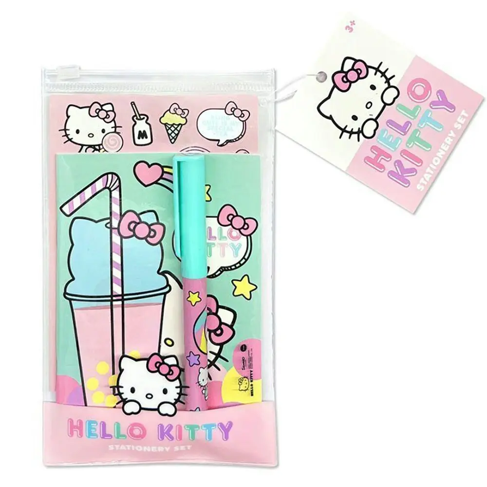 Hello Kitty 23 B Kids Showbag A5 Notebook/Backpack Bracelet/Keychain Hair Brush