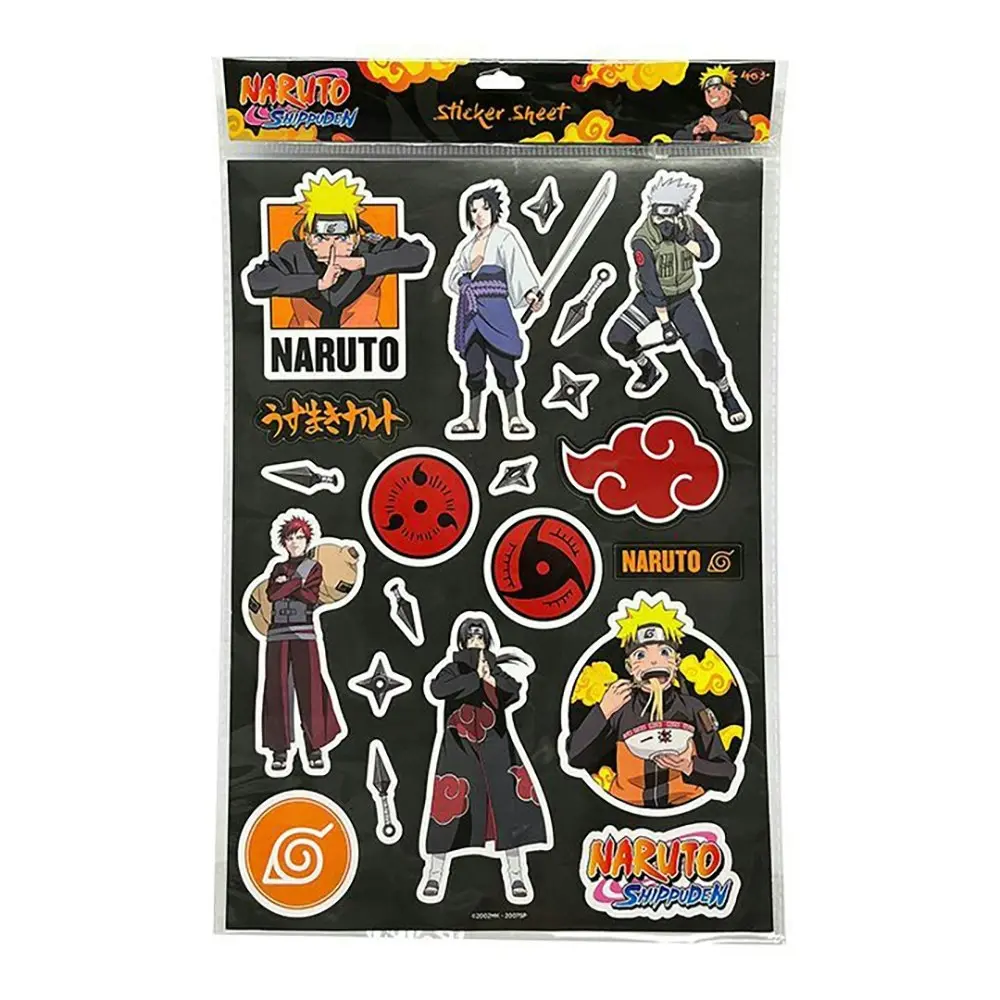 Naruto Kids Showbag Backpack/Badges Drink Bottle/Headband Keyring/Stickers Socks