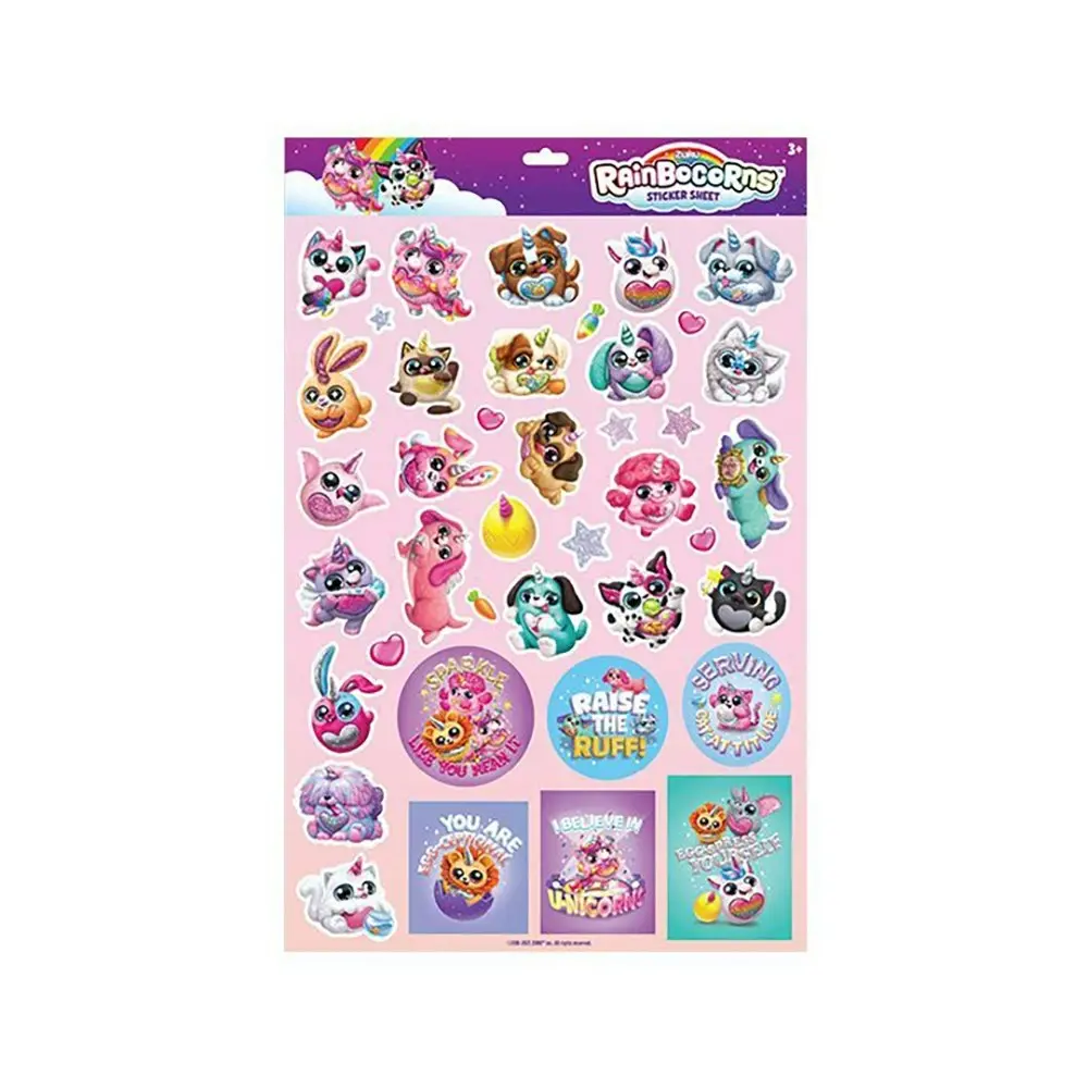 Rainbocorns 23 Kids Showbag Backpack Bracelet/Earring/Invitation Set Headband